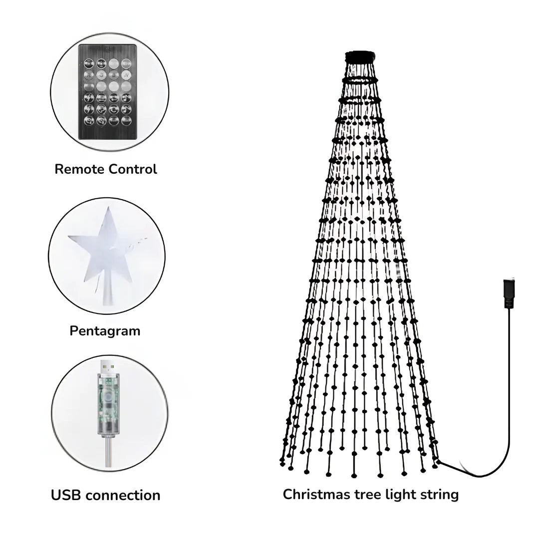 The Original Christmas Light Show Tree