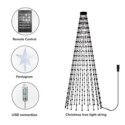 The Original Christmas Light Show Tree